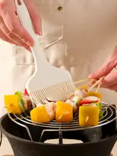 高温耐性シリコンオイルブラシ【アウトドア・料理用・毛が抜けにくい】