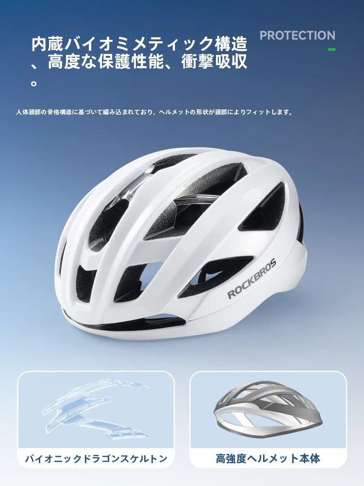 ROCKBROS LK-69 自転車ヘルメット：公道・マウンテンバイク向けの安全性とフィット感を実証