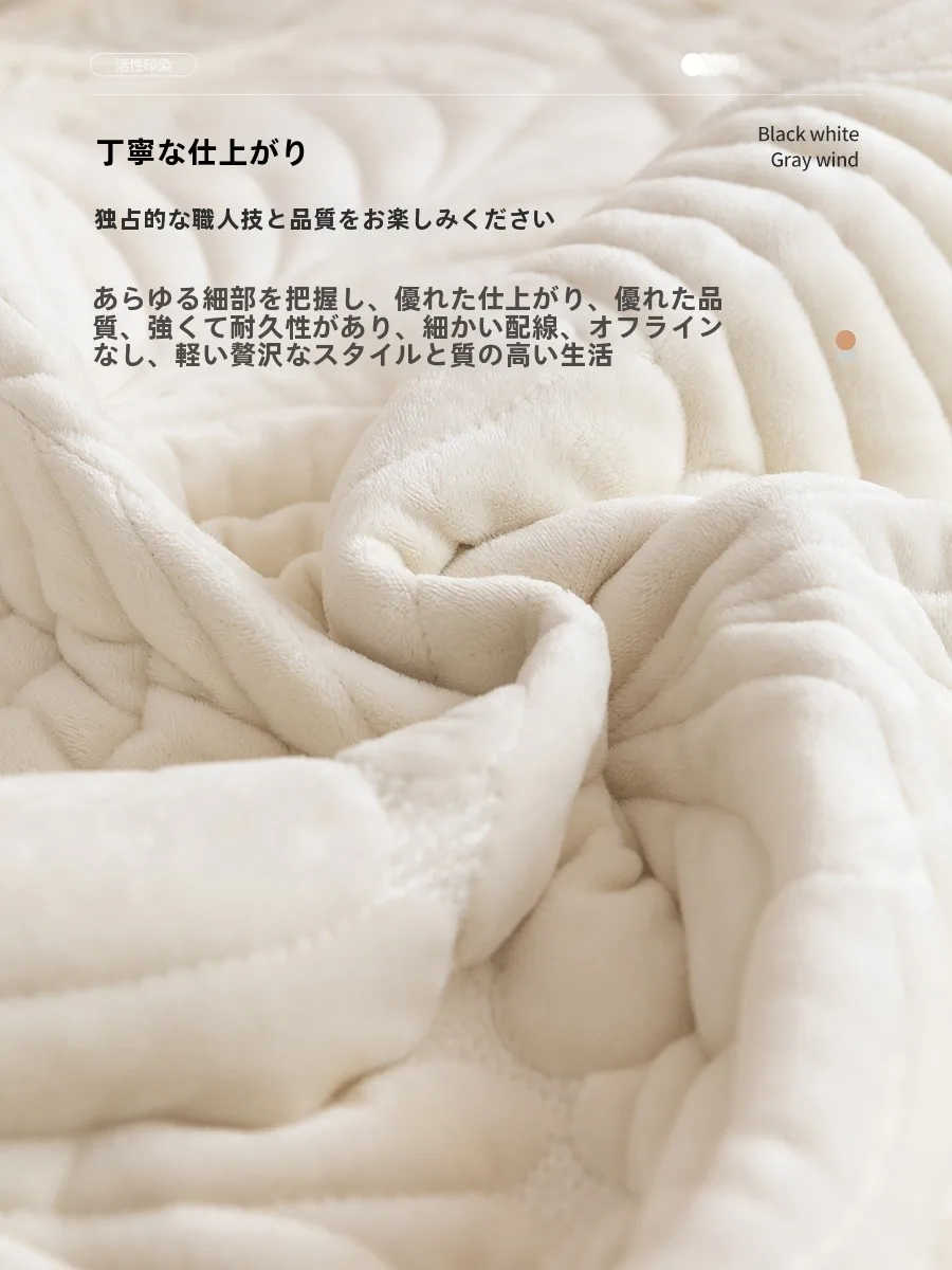 秋冬用加厚毛絨ソファカバー：現代輕奢デザインで防滑・抗皺性能を実現