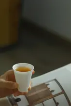 白瓷製 功夫茶杯【家用・茶室用・来客用】