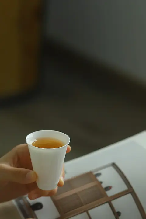 白瓷製 功夫茶杯【家用・茶室用・来客用】