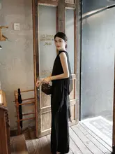 シンプルで上質な透け感のあるトップスとストレートカジュアルパンツ【女性用・夏用・おしゃれ・セットアップ対応】