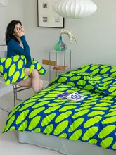 シンプルデザイン 綿製 シングルベッド用布団カバー【150×200cm・枕カバー付き・学生用】
