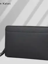 スタイリッシュなパスワードロック付きメンズレザー clutch【大容量・本革・ビジネス用】