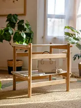 無垢の椅子 家庭用 ドレッサー用スツール 靴を履くためのスツール お茶用スツール ダイニングテーブル用スツール リビング 寝室 座るためのスツール ロングベンチ 民宿用椅子
