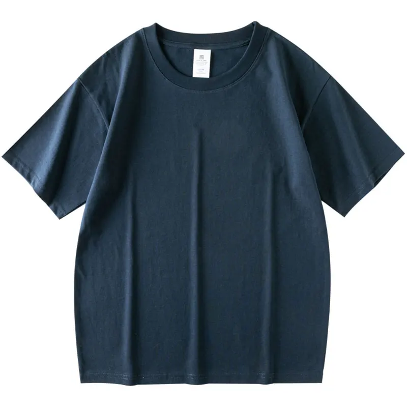 ロンティーティー重ね着に迷っているなら、深藍色のコットンTシャツが今こそおすすめ！