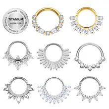 多彩なジルコニアの花デザイン！チタン合金製ピアス【アレルギー防止・イヤーカフ】
