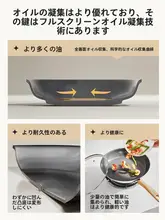 Supor 陶器製 フラットフライパン【ノンスティック・家庭用・ガスコンロ対応】