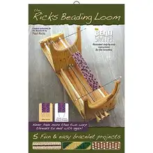調整可能なウッドビーズ織機【ビーズ工作用・コンパクト設計】