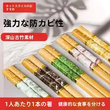 高級楠竹製の耐熱抗菌カトラリー【防滑・防カビ・ロングデザイン】