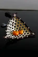 手作り竹製三角バスケット【寿司や刺身用トレー・揚げ物やフルーツ用】
