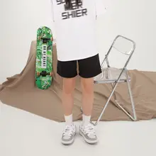 冷粘着のスエード風スケートシューズ【グレーとホワイトのバイカラー・ユニセックス】