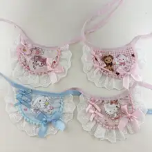可愛い犬用よだれかけ【リボンデザイン・ペット用・キャラクター】