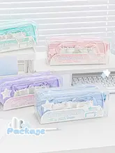 ペンケース 筆箱 キッズ ガールズ 巾着式 シンプル 通学 勉強 「RosyPosy」