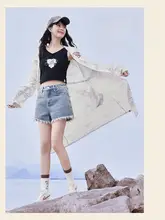 夏用涼感防止服【フード付き・ゆったりデザイン・女性用】