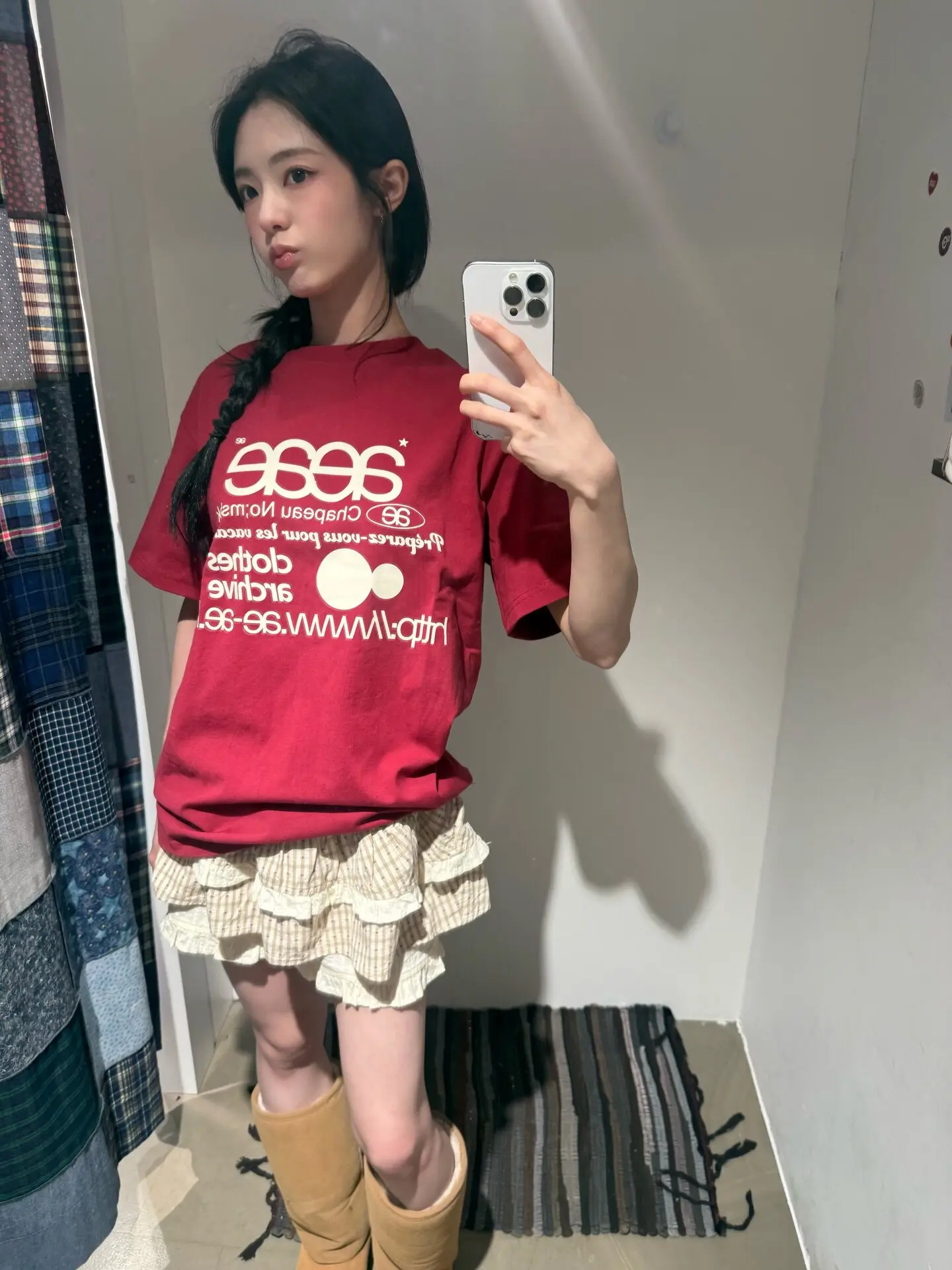 韓国ファッションの「かわいい」って、日本とどう違うの？夏にぴったりなフラワーチェックスカートパンツで答えをみつけよう