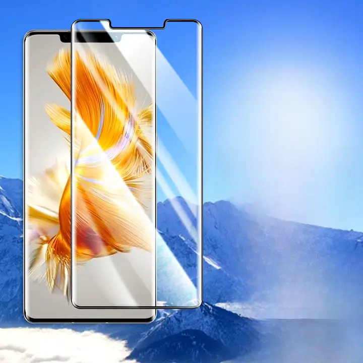 Huawei Mate50 Pro用ガラスフィルム【全画面対応・曲面デザイン】