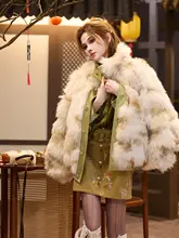 松弛感のダブルフェイスジャケット【加厚・芥緑・秋冬用】