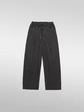 シンプルな無地のストレートカジュアルパンツ【夏用・薄手・ゆったり着用】