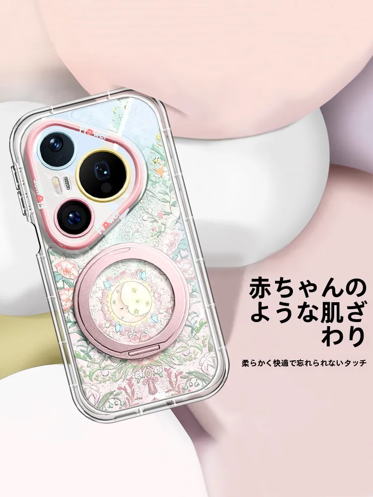 360度回転スタンド対応のスマートフォンケース：液体シリコンで高級感と防撃を実現