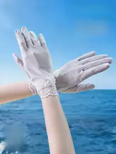 夏の女性用日焼け防止手袋【紫外線対策・氷のような涼感・通気性・アウトドアサイクリング用】