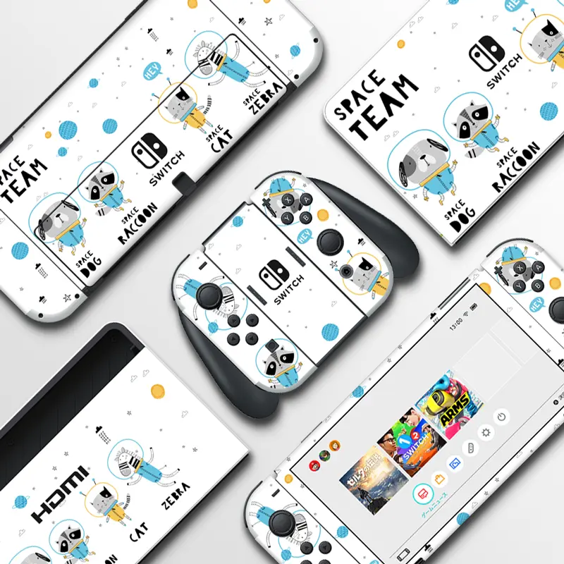 今だけ! 最大75％OFF!|OLEDステッカー Switch 用者保護ステッカー ネコ