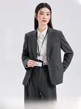 通勤に最適！軽やかな女性用スーツジャケット【ビジネス・フォーマル・春】（セットアップ対応）