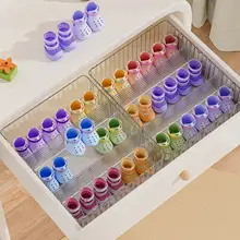 ペット用レインシューズ収納ボックス【家庭用・多層・小型・高透過素材】
