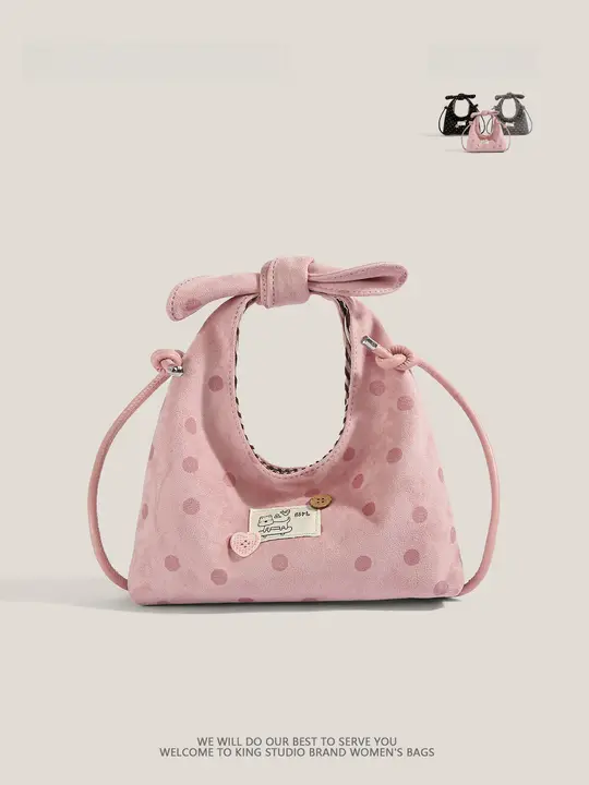 ハンドバッグ ショルダーバッグ レディース ピンク 蝶結び 可愛い フェミニン 斜め掛け 手提げ 2WAY