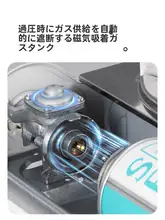 アウトドア用コンパクトガスストーブ【携帯便利・ミニサイズ・磁気式】
