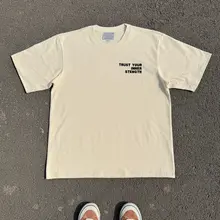心の力を信じる！カップル用半袖Tシャツ【透 breathable・正肩デザイン】