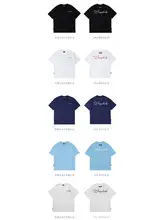 アメリカンスタイル 手書きロゴTシャツ【メンズ・半袖・ゆったりシルエット】