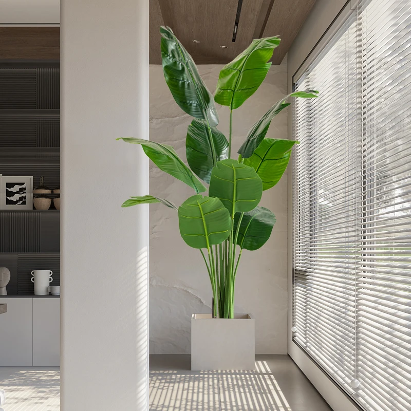 フェイク植物 屋内リビング装飾に最適 グリーン 植 木鉢の実際の性能と使い方