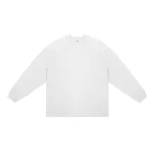 270G メンズ長袖Tシャツ【無地・ゆったり・春秋用・ラグランスリーブ・クルーネック】