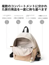 軽量デザインのミニリュック【旅行・通勤用】