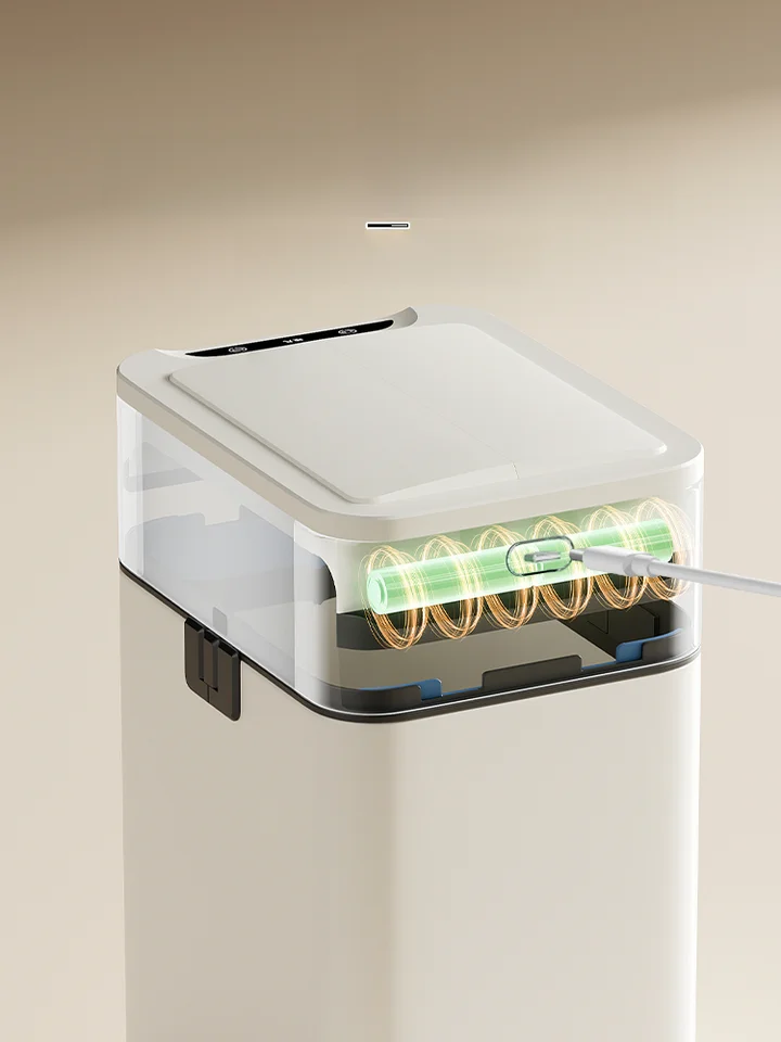 感応式スマートゴミ箱【手提げ型・自動梱包・大容量・家庭用】