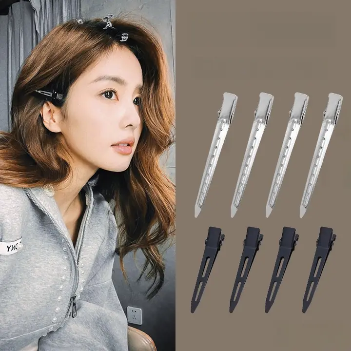 頭頂用ヘアクリップ【根元ボリューム・前髪用・ダックビルクリップ】