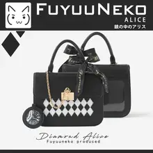 オリジナルアリスデザインのミニ斜め掛け痛バッグ【ロリータ・二次元・キャラクター仕様】
