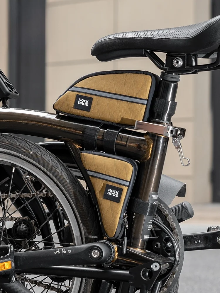 折りたたみ三角バッグ：バイク用おしゃれな上管包の実用性と設計特性
