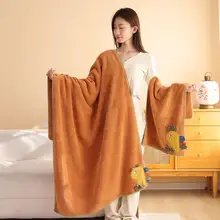 極上の柔らかさのカートゥーンデザインバスタオル【吸水速乾・厚手・大人用】