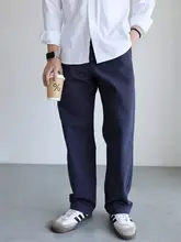 カジュアルビジネスパンツ【純綿・ストレート・フィット・春夏用】