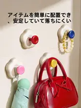 吸盤付きフック【玄関用・強力耐荷重・鍵や帽子収納】