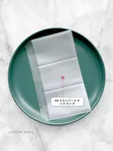 厚手透明ジッパーバッグ【多用途・六孔・A6/A7/A5対応・整理用】（セットアップ対応）