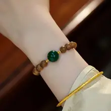 沈香のブレスレット【ナチュラル木製・洗練されたデザイン】