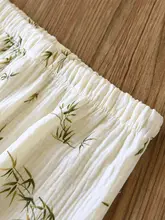 夏用 軽やかコットンルーズパンツ【二重シフォン・ストレート・ワイドレッグ・ルームウェア・外出可】（セットアップ対応）