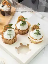 使い捨てカップケーキボックス【透明包装・子供の日用・パーティー用】（セットアップ対応）