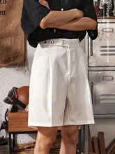 夏用 薄手 メンズ カジュアルショートパンツ【ストレートフィット・五分丈・デザイン】