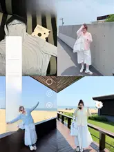極上の柔らかさのニット素材 UVカット防寒アウター