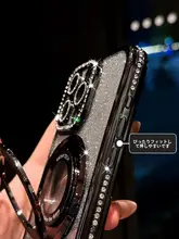 高級感あるグラデーションのiPhone ケース【iPhone 15 Pro・14 Pro Max・13 Pro・16 PM対応・全包・水钻付き・防塵設計・マグネットスタンド機能】