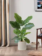 フェイクプランツ スイカ葉 屋内 小さな観葉植物 インテリア